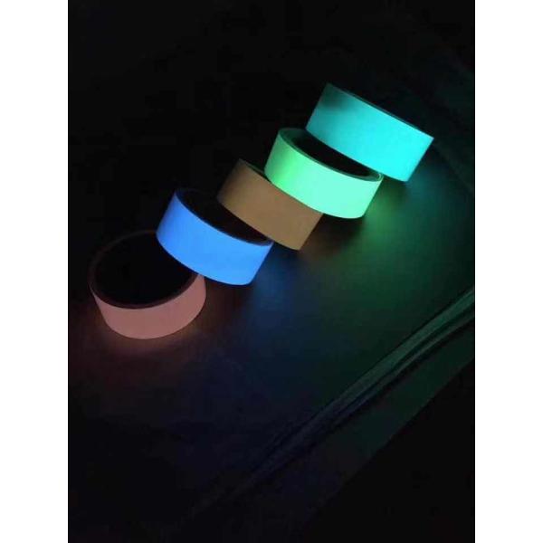 Blue/red/pink/yellow color PET type photo luminescent vinyl sticker 6-8 hours for cutting