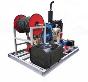 China High Pressure Water Jet Pipe Cleaning Large Diesel Driven 180x150x100cm wholesale