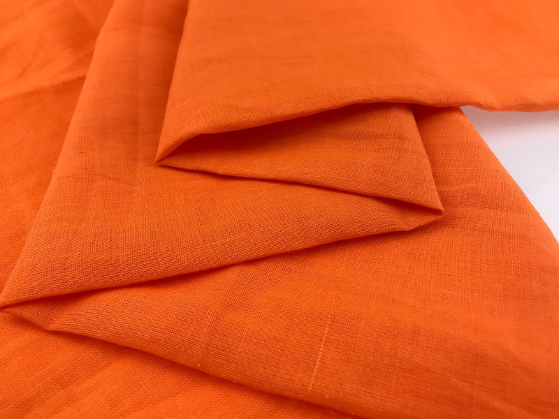 Breathable 21*21 Plain Organic Ramie Linen Fabric Enzyme Washed