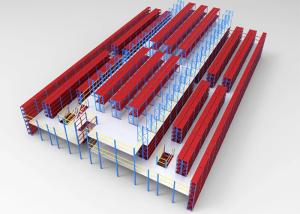 China Metal Industrial Mezzanine Systems Multi Layers Shelving Max Load 1000kgs wholesale