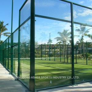 China Standard Outdoor Padel Court , Weatherproof Synthetic Grass Tennis Court wholesale