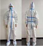 Non Woven Disposable Protective Suit Antibacterial Good Physical Properties