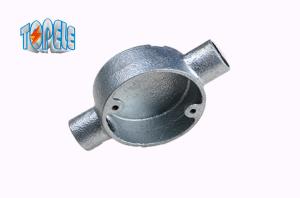 China Malleable Cast Iron 2 way BS4568 conduit Circular Junction Box wholesale