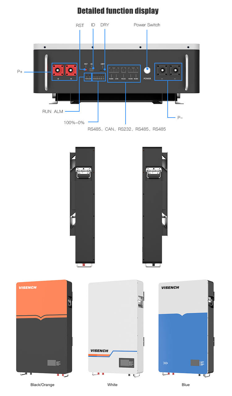 Viench factory High quality 9.5Kwh 48V Lifepo4 200Ah Lithium Ion Battery back up For Home use Solar System Energy Storage