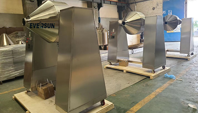 Stainless Steel 304 Double Cone Tumbler Blender For Continuous Or Batching