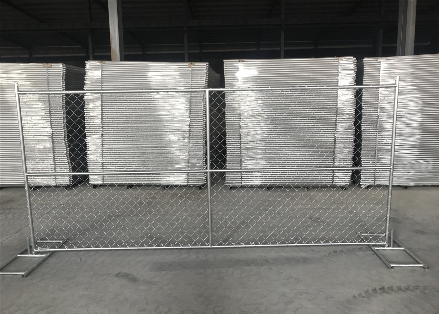 Temporary Chain Link Fence 6'x12' 1.25" tube x 16 Ga wall thick