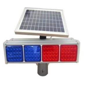 China IP65 Aluminum 5W 8Ah Solar Flash Lights Construction Warning wholesale