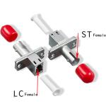 Simplex LC to ST Fiber Optic Coupler