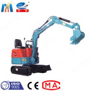 China KEMING Mini Excavator 1510mm For Landscaping Small Turning Radius wholesale