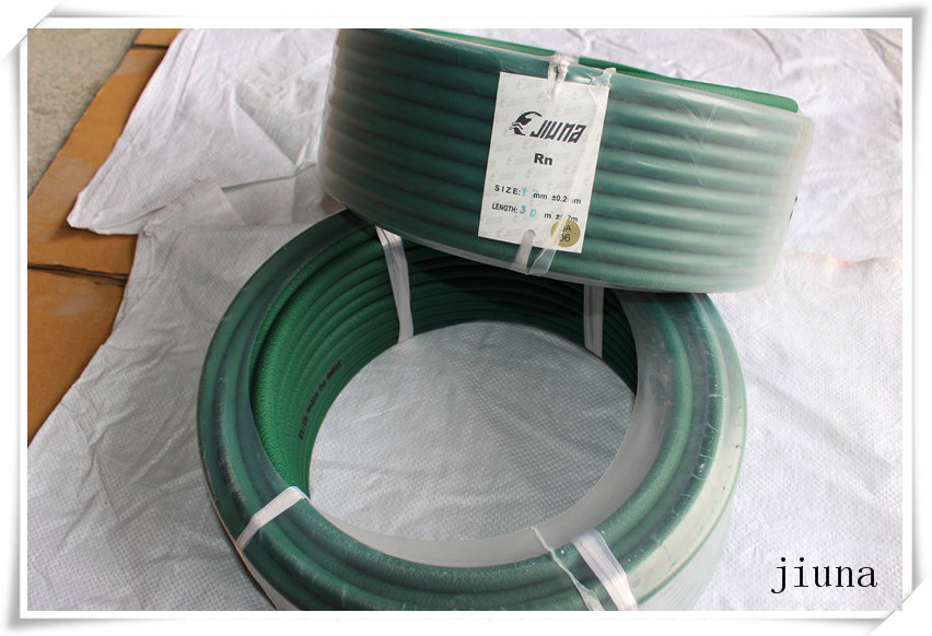 Green PU Polyurethane Round Belt 8mm Diameter For Industrial Transmission