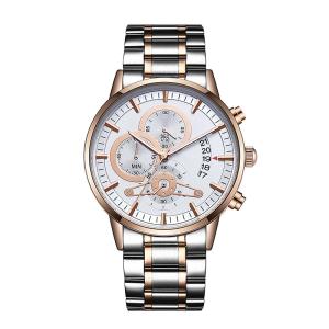 China Gents Mens Quartz Watch with Stainless Steel Solid Band wholesale