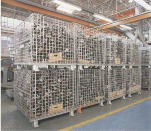 China Hot Metal Folding Flexible Industrial Storage Cage Welded Electro Galvanized wholesale
