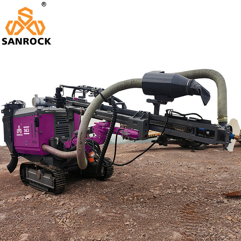 Hydraulic Rotary Borehole Integrated Drilling Equipment Mining Crawler DTH Drilling Rig
