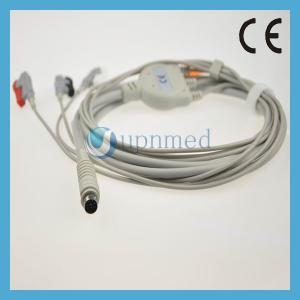 China MEK One piece 3-lead ECG Cable with leadwires wholesale