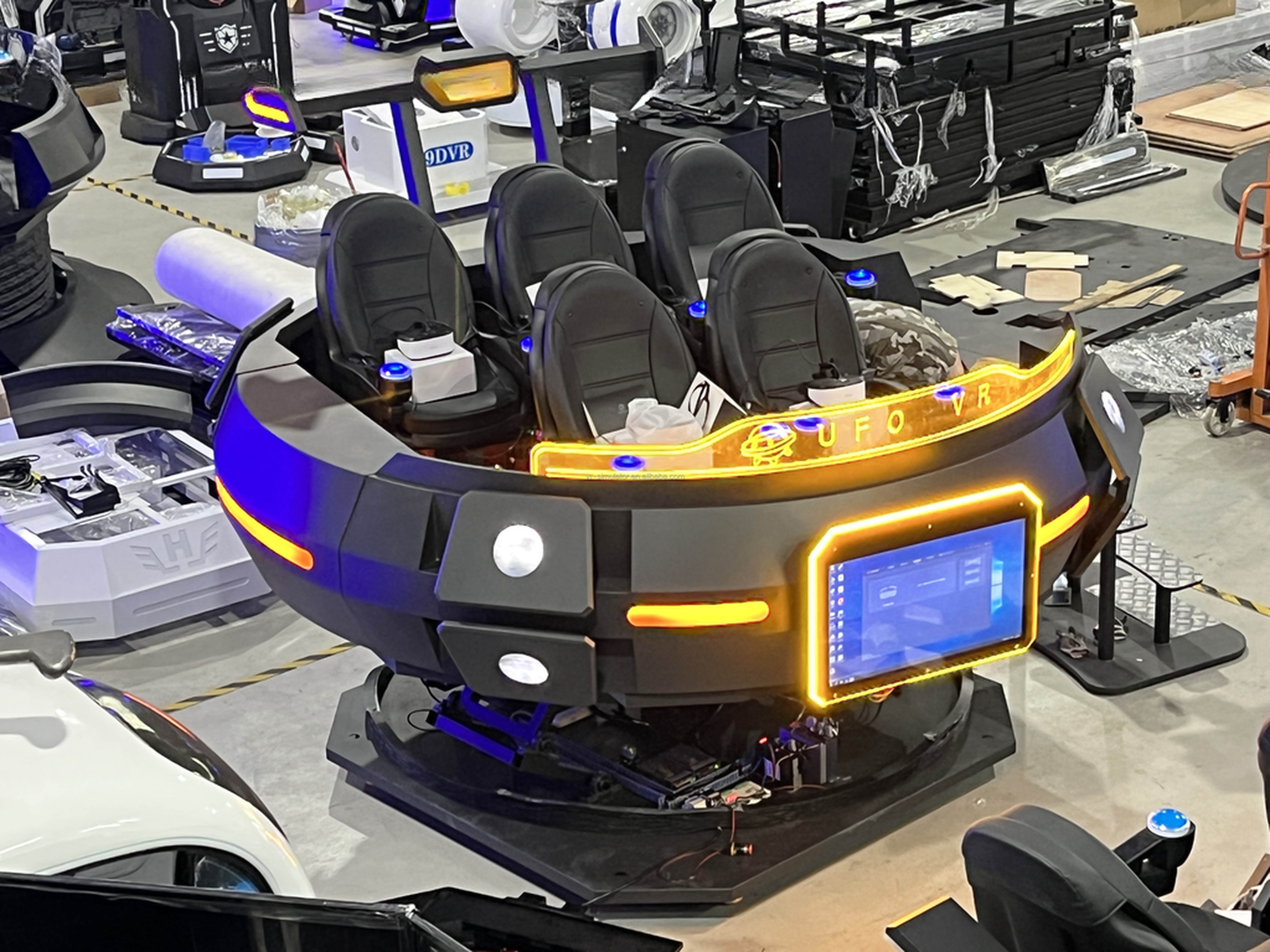 Dreamland 360 vr Space UFO VR game multiplayer 9d vr cinema chair metaverse virtual reality space simulator