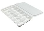 White Color Sustainable Bagasse Coffee Tray Box Non-Toxic And Safe For Food