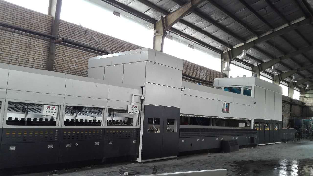 Jumbo Glass Tempering Glass Bending Furnace Soft Rollers Bending Type