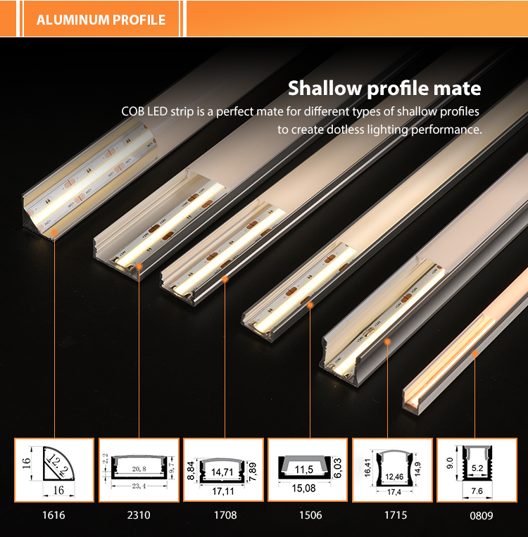Ultra Narrow 4mm Self Adhesive LED Strip 2700K-6500K Natural White