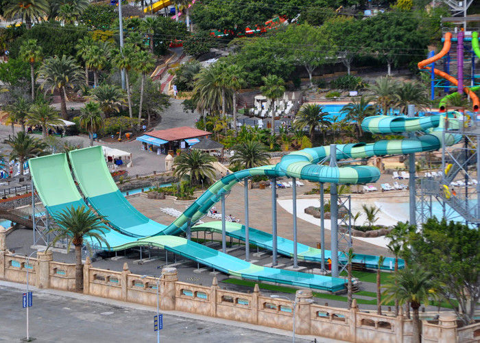 Aqua Park Huge Outdoor Water Slide Adult Fiberglass Boomerang Waterslide