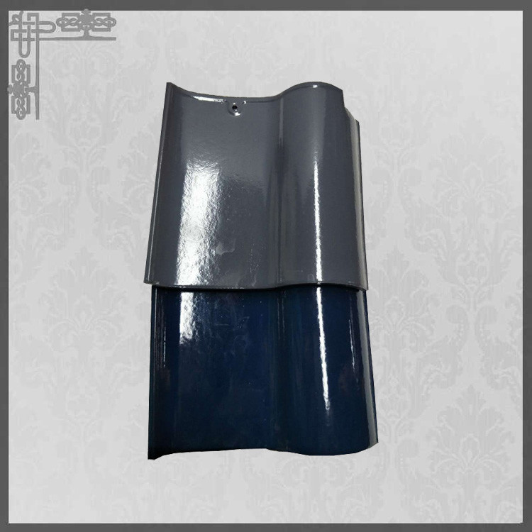 Spanish Coffee Brown Color Glazed Ceramic Roof Tiles Matt Surface 220*220mm