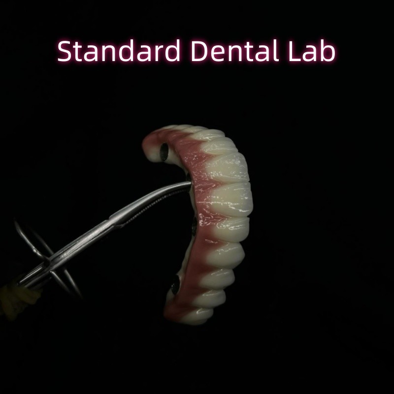 Zirconia Titanium Dental Implants All On 4 Full Arch Teeth Replacement 3-6 Months Healing Time