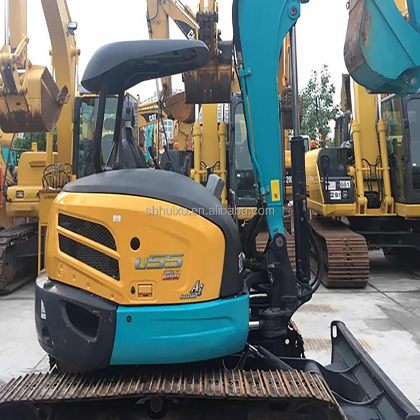 Used mini digger Kubota55 Japan origin cheap price/Second hand hydraulic crawler Excavator Kubota55 High quality