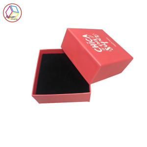 China Red Personalized Jewelry Gift Boxes Drawer Shape Recyclable Feature wholesale