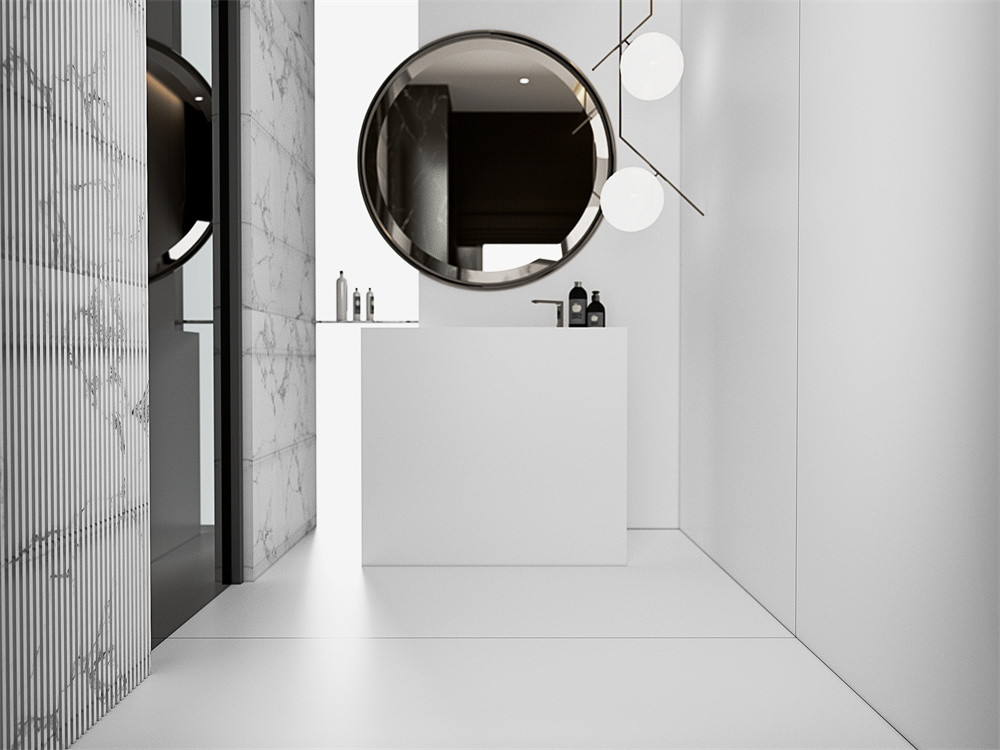 Pure White 1420x2700mm Matt Outside Wall Porcelain Sintered Stone Slab And Big Slabs For Decoration And Dining Room