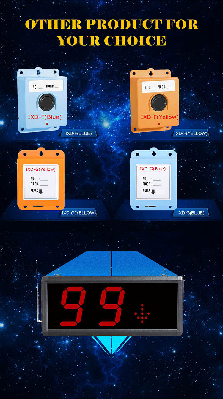 construction building staff communication pagers for calling material or help from hoist operator