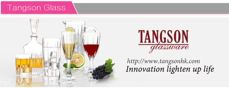 Tangson Lead Free Promotional Drinking Glasses , 400ml Drinking Glass For Ice Tea