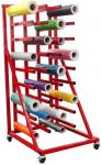 Industrial Metal Vinyl Roll Storage Rack