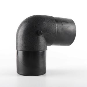China DIN 200mm PE Pipe Fitting 90 Degree HDPE Elbow wholesale