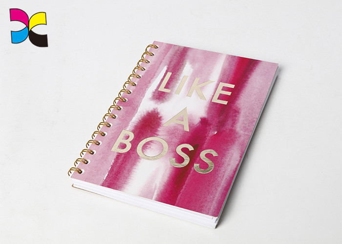 Custom Spiral Bound Notebook Paperback Letter Head Pad Design & Printing