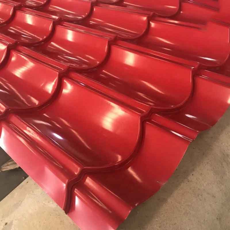 Color Prepainted Galvanized Coated Custom Corrugated Roof Sheet for House Frame Roof