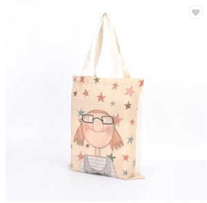 China Customized 100gsm Sublimation Cotton Fabric Bag Canvas Cloth Shopping Bag wholesale