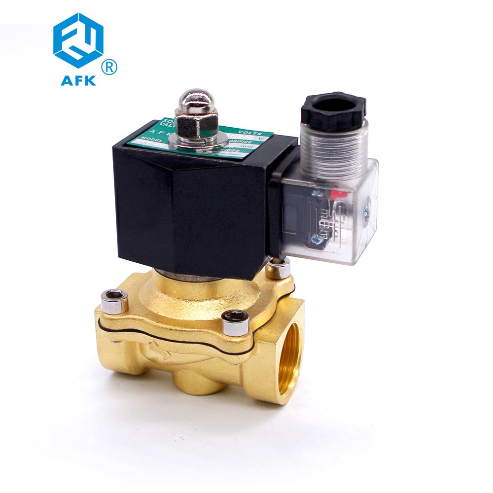 2T-50 Brass N/C Low Pressure 24VAC 2" Lpg Solenoid Valve DN50