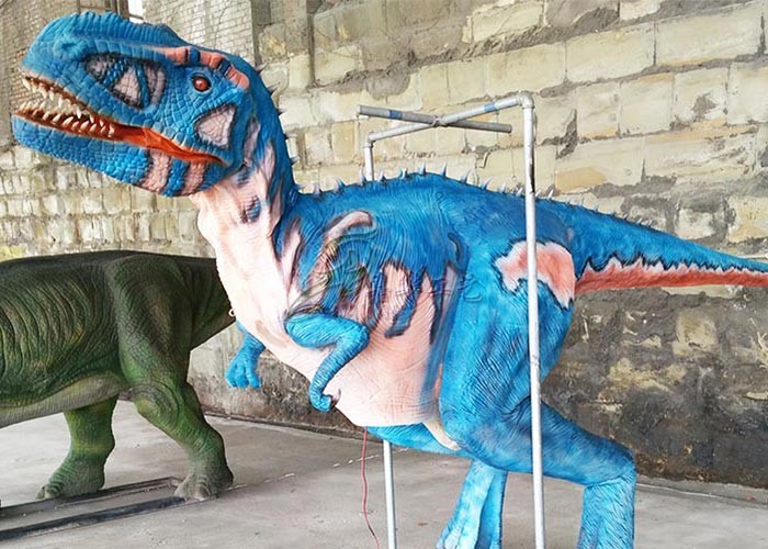 Handmade Colorized Lifelike Dinosaur Costume Water Repellent For Adults