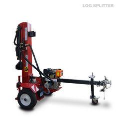 China Diesel Engine Woods Log Splitter , Hydraulic Firewood Log Splitting Equipment wholesale