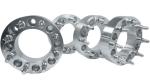 Silver Dually Car Wheel Spacers Non Hubcentric Type For Wheel Adapters
