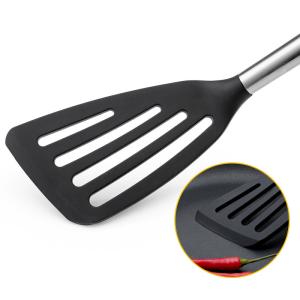 China Stainless Steel Kitchenware Set Silica Coated Spatula Ladle Spoon set wholesale
