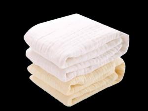 China Pure Cotton Soft Newborn Baby Bath Towels Skin Friendly Customized Size wholesale