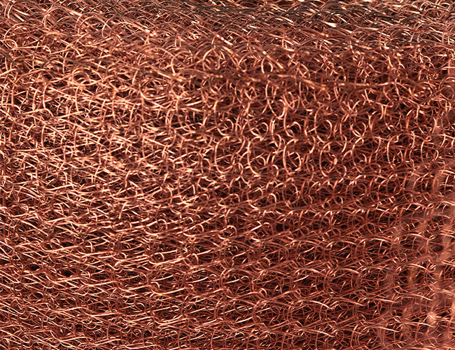 Corrugated Copper Metal Mesh Roll 130mm Width DIY Home Alcohol Distillation