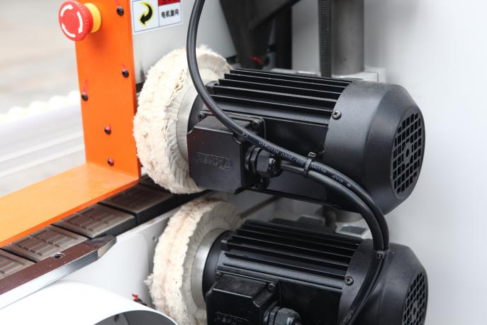 Wood Edge Lipping Machine With EVA Gluing System For Narrow Parts 10.3kw