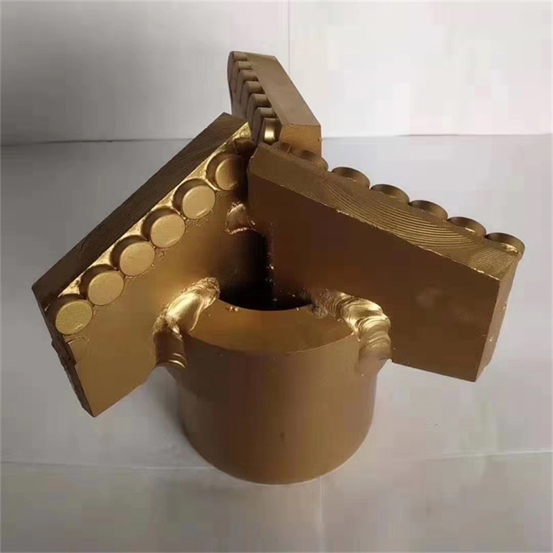 Diamond 3-Wing Scraper PDC Drag Drill Bit for Water Well Mining Drilling