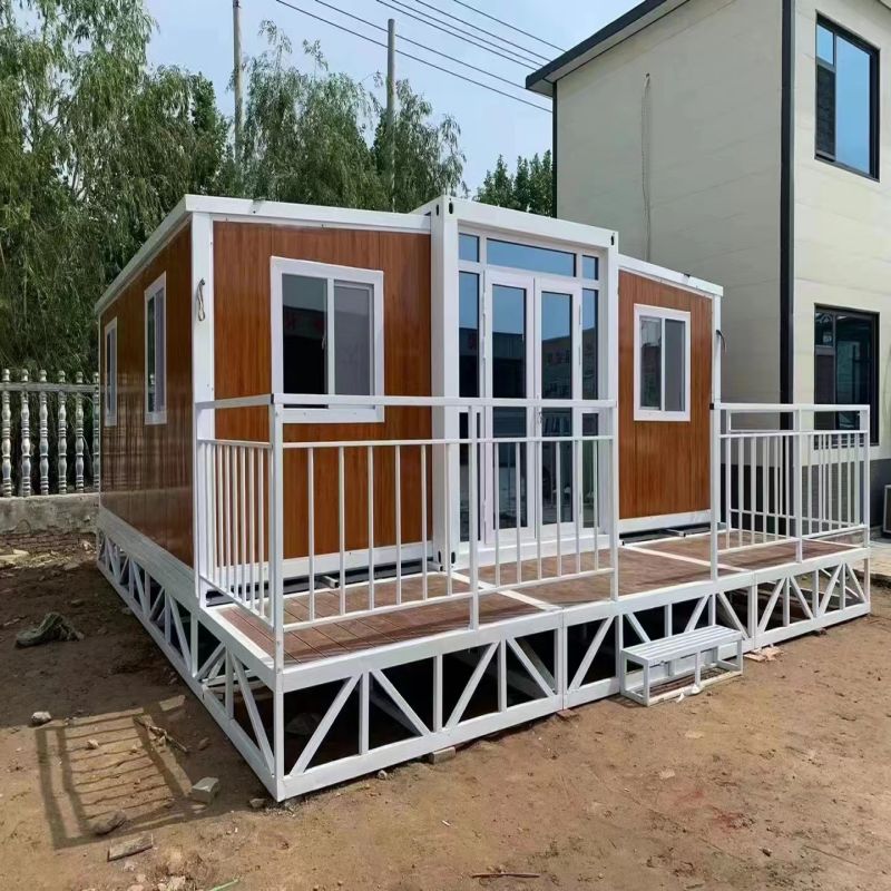 Steel Fabricated House 20ft Office Folding Foldable Expandable Container Workspace