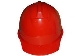 China Head Protection Builders Safety Helmets Red Color Unique Appearance Design wholesale