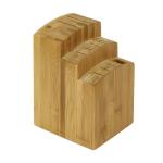 Easy Mount Bamboo Magnetic Knife Holder , Magnetic Wood Knife Block Unbreakable