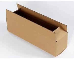 China Cuboid Kraft Paper Corrugated Boxes Furniture Shipping Box 9cmx9cmx27cm wholesale