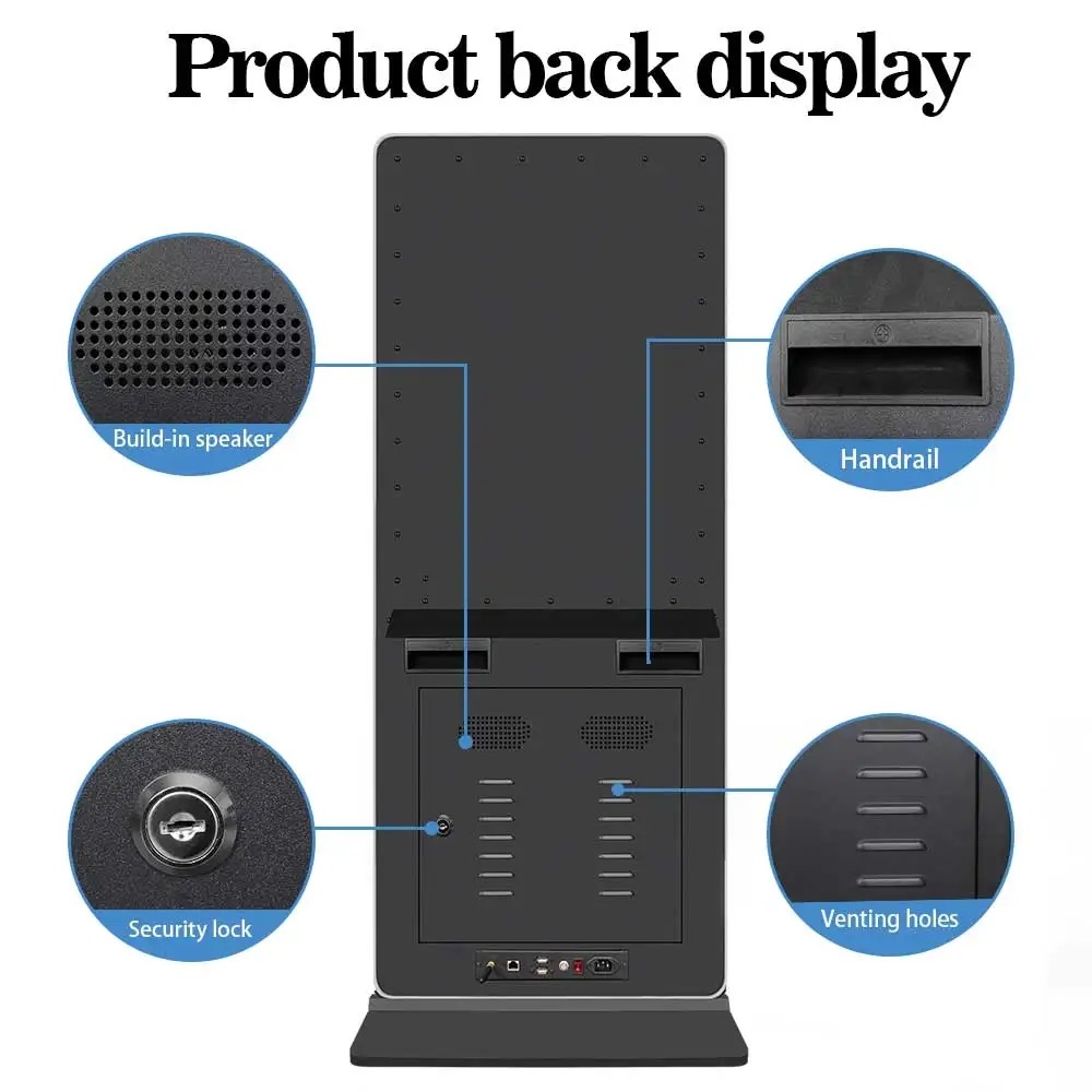 350cd/M2 Floor Standing Android Indoor Digital Display Screens 32/43/50/55/65