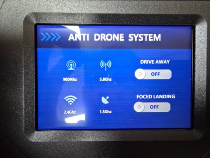 Portable Design FPV Drone Jammer With Multi Frequency Bands Detection